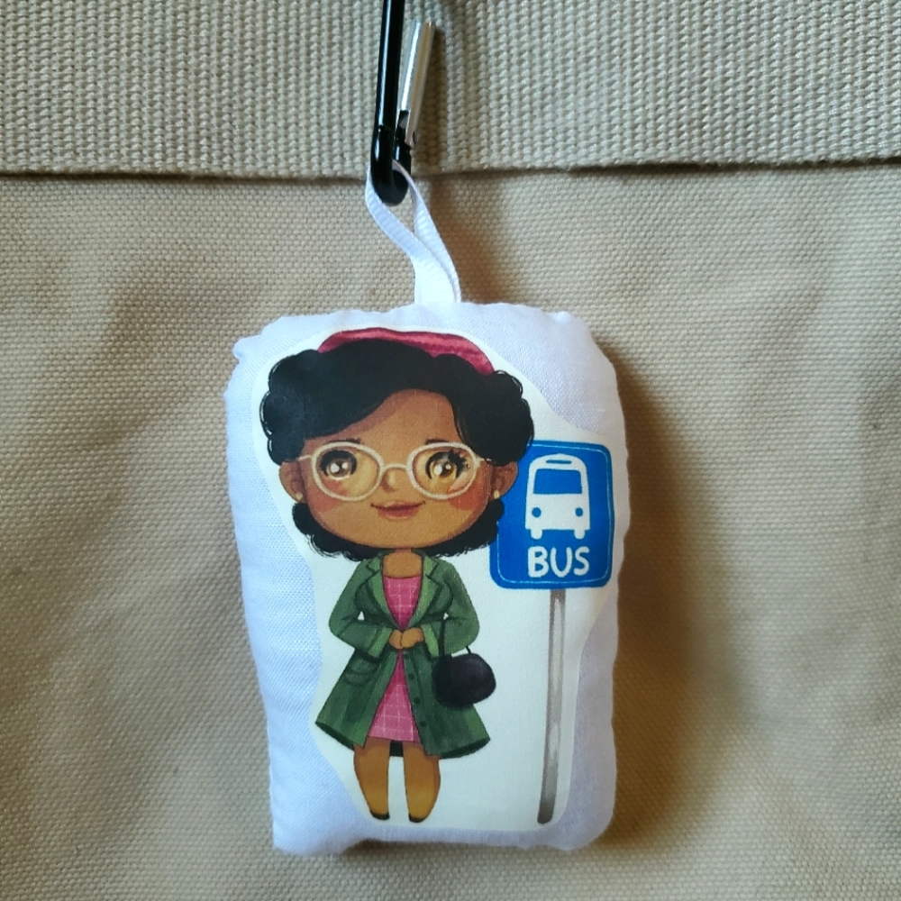 Rosa Parks Bag Dangle/Purse Clip. New.